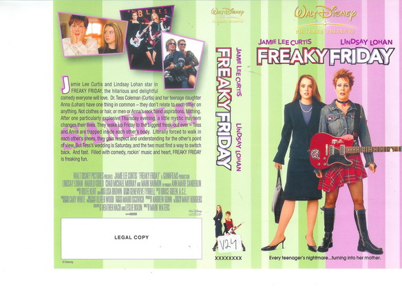 FREAKY FRIDAY (VHS)